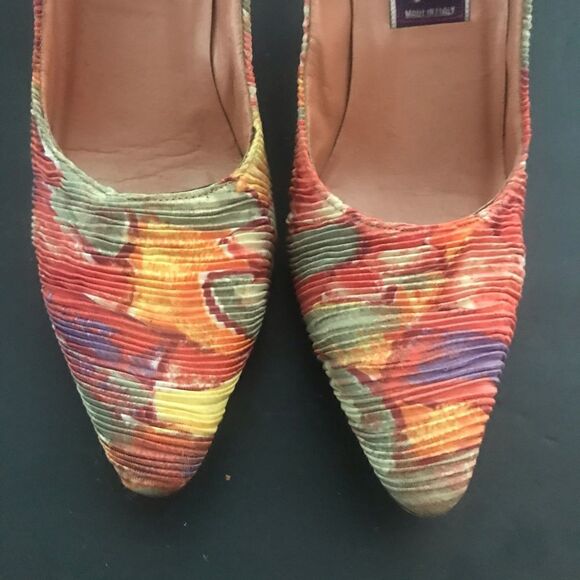 Vintage 1990’s Phyllis Poland ruched spike heels - Picture 2 of 8